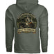AEGON 'Til Death Welding Hoodie - MILITARY GREEN - BACK