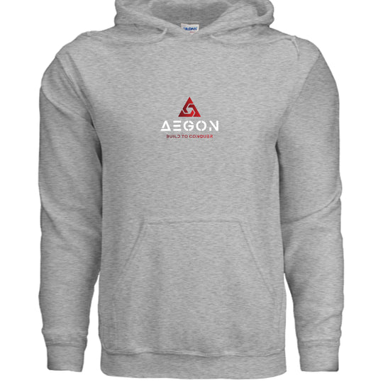 AEGON Warning Label Overlanding Hoodie - SPORT GREY - FRONT