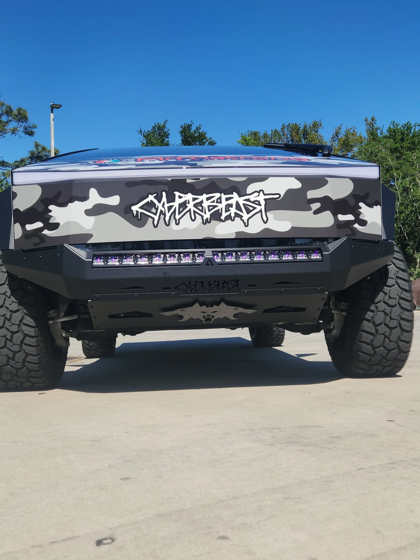 Tesla Cybertruck - Aegon Front Bumper full view