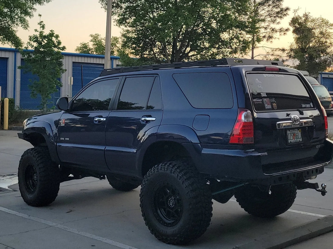 Toyota 4Runner - Aegon Steel Roof Rack - 4th Gen - 2003-2009 side view