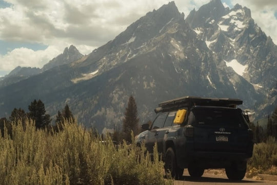 Toyota 4Runner - Aegon Steel Roof Rack - 5th Gen - 2010-2024 back view