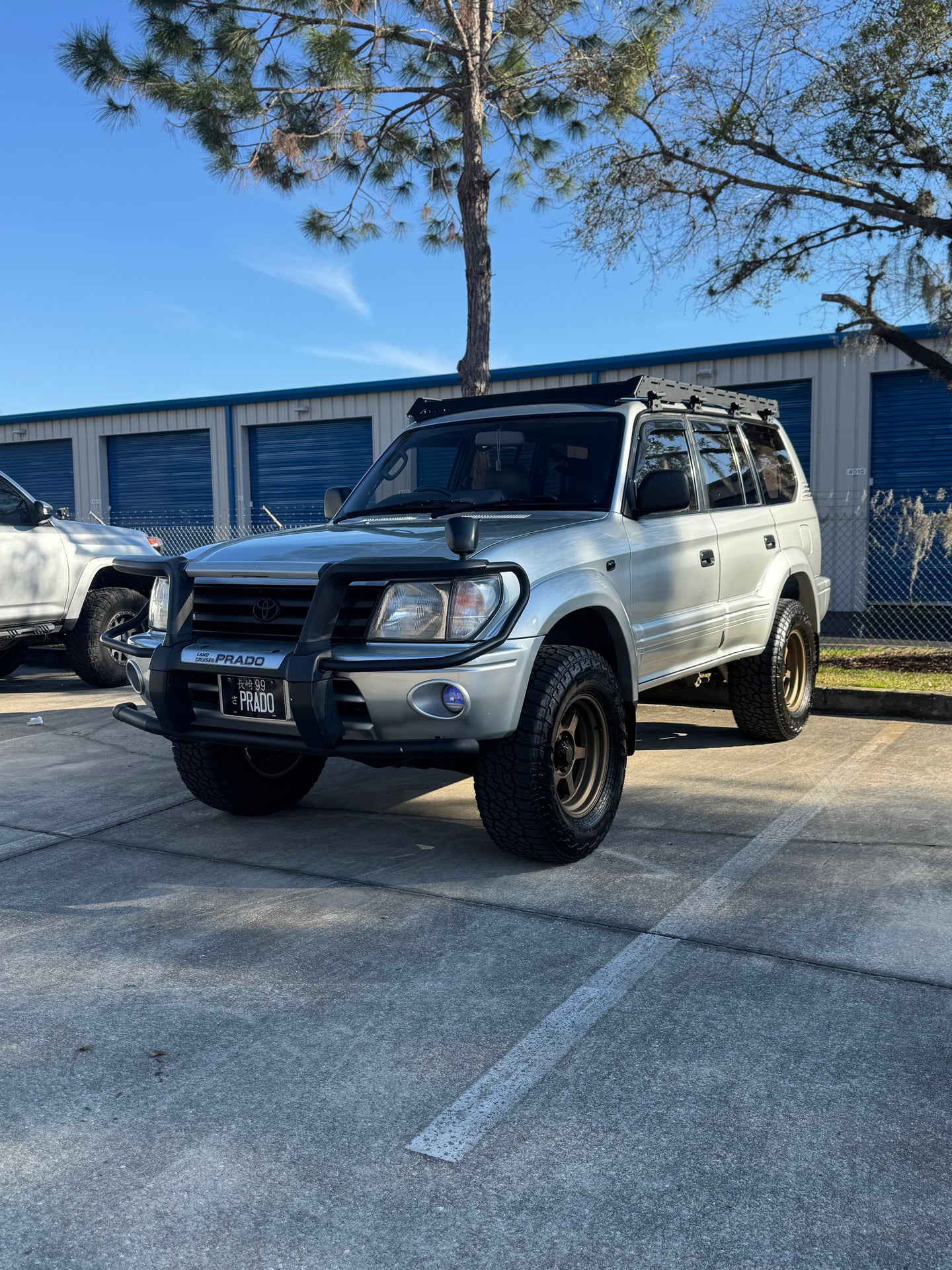 Toyota Land Cruiser Prado 90 Series - AEGON Steel Roof Rack - 2nd Gen - 1996-2002