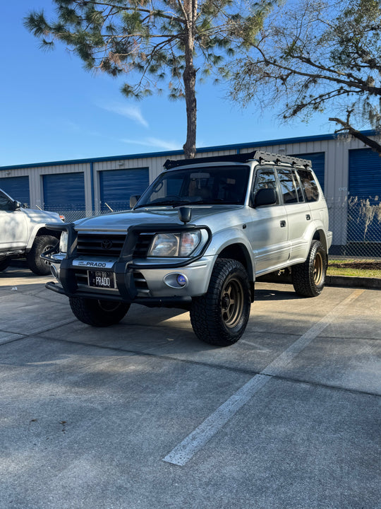 Toyota Land Cruiser Prado 90 Series - AEGON Steel Roof Rack - 2nd Gen - 1996-2002