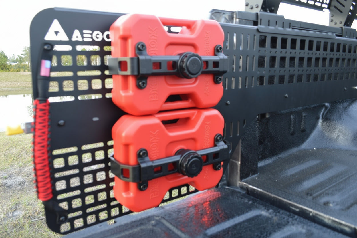 Toyota Tundra - AEGON Pull Out Bed Molle Panel - 2007 - 2021 - CrewMax