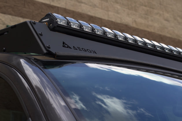 Toyota Tundra - Aegon Steel Roof Rack - Non-Drill - 2nd Gen - 2007–2021 - CrewMax detail view