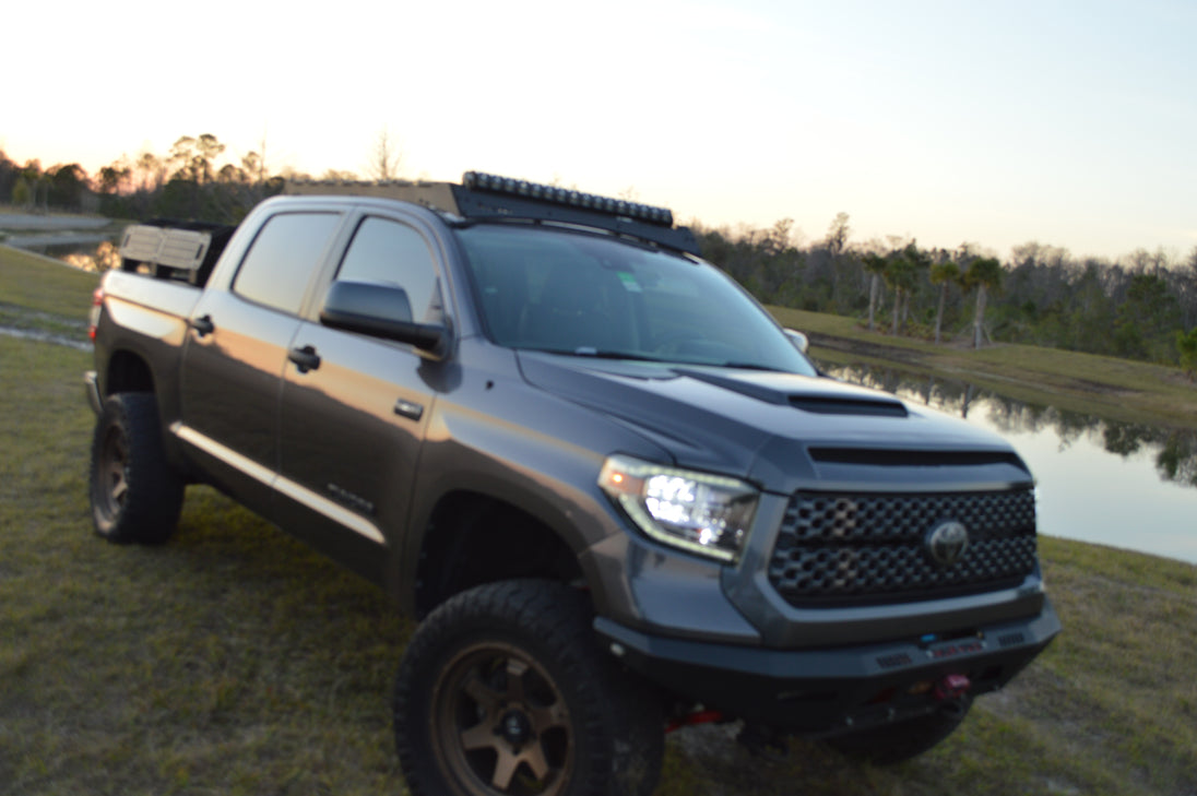 Toyota Tundra - Aegon Steel Roof Rack - Non-Drill - 2nd Gen - 2007–2021 - CrewMax