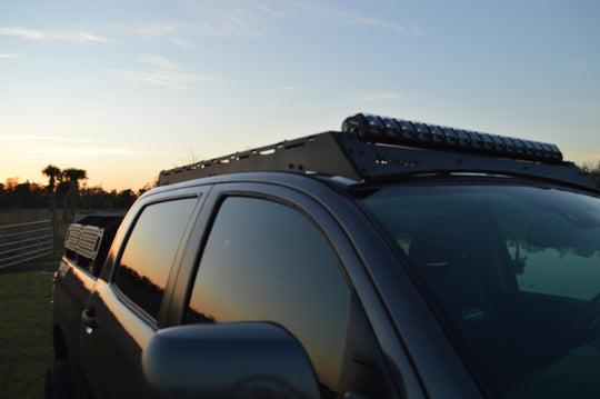 Toyota Tundra - Aegon Steel Roof Rack - Non-Drill - 2nd Gen - 2007–2021 - CrewMax detail view