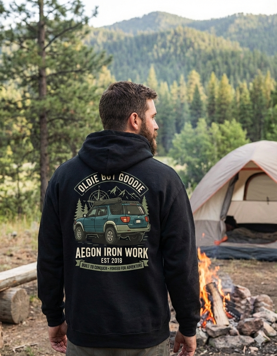 Vintage SUV Overlanding Hoodie