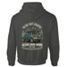 Vintage SUV Overlanding Hoodie - CHARCOAL - BACK