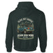 Vintage SUV Overlanding Hoodie - FOREST GREEN - BACK