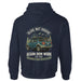 Vintage SUV Overlanding Hoodie - NAVY - BACK