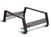 Adjustable height truck bed rack by AEGON, fits 5.5ft to 7ft pickup beds with black powder coat.