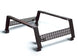 Adjustable height truck bed rack by AEGON, fits 5.5ft to 7ft pickup beds with black powder coat.