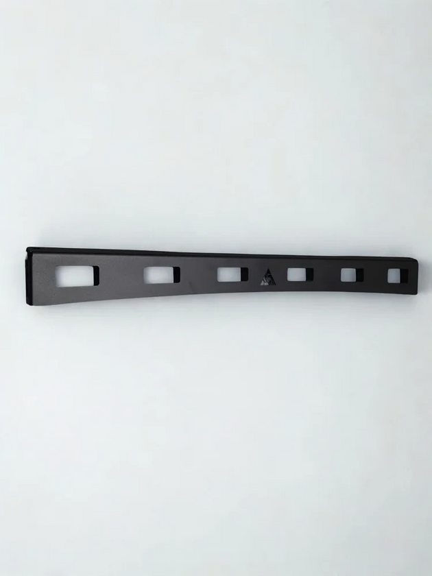 Rear deflector for AEGON steel roof rack systems featuring a sleek powder-coated finish.