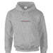 Detail of the moisture-wicking DryBlend fabric and double-needle stitching on the Anatomy of an Overland hoodie. - FRONT
