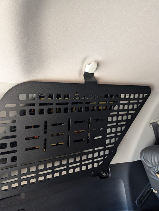 American-made Aegon 4Runner Molle storage kit featuring CNC laser-cut aluminum and lifetime warranty.