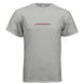 Anatomy of an Overland t-shirt in charcoal grey with a technical Tundra build blueprint by Aegon Ironwork. - SPORT GREY - FRONT