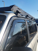Precision CNC laser-cut aluminum roof rack for Toyota Prado 95 for perfect fitment and strength.