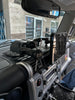 FJ Cruiser dashboard accessory mount compatible with RAM ball components for GPS, maps, and communication devices.