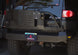 AEGON FJ Cruiser swing-out bumper panel with MOLLE accessory mounts and Built to Conquer license plate