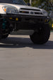 Side profile of the sleek, low-profile front steel bumper for 2003-2009 4Runner.