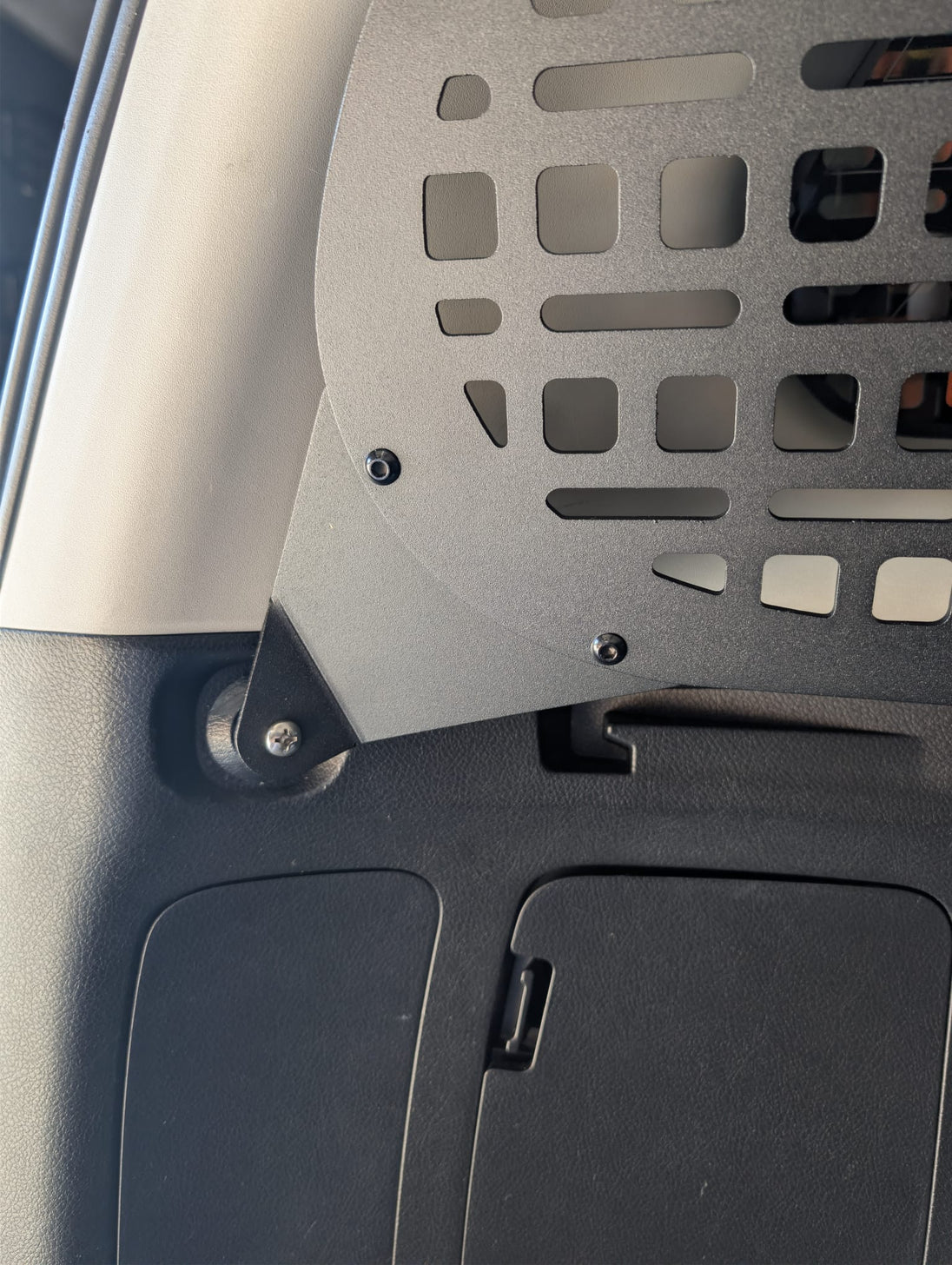 Lightweight 4Runner cargo panels precision-cut from aluminum with a durable black powder-coated finish.