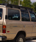 Lightweight and rust-proof aluminum cargo rack for classic Land Cruiser FJ60 and FJ62.