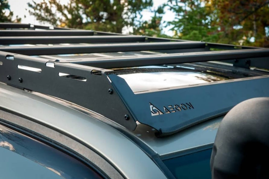 Sleek low-profile no-drill roof rack for 4th Gen 4Runner, designed to reduce wind resistance.