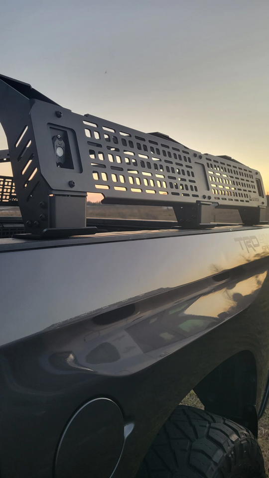 American-made Aegon aluminum truck bed rack backed by a lifetime structural warranty for trail-tough performance.