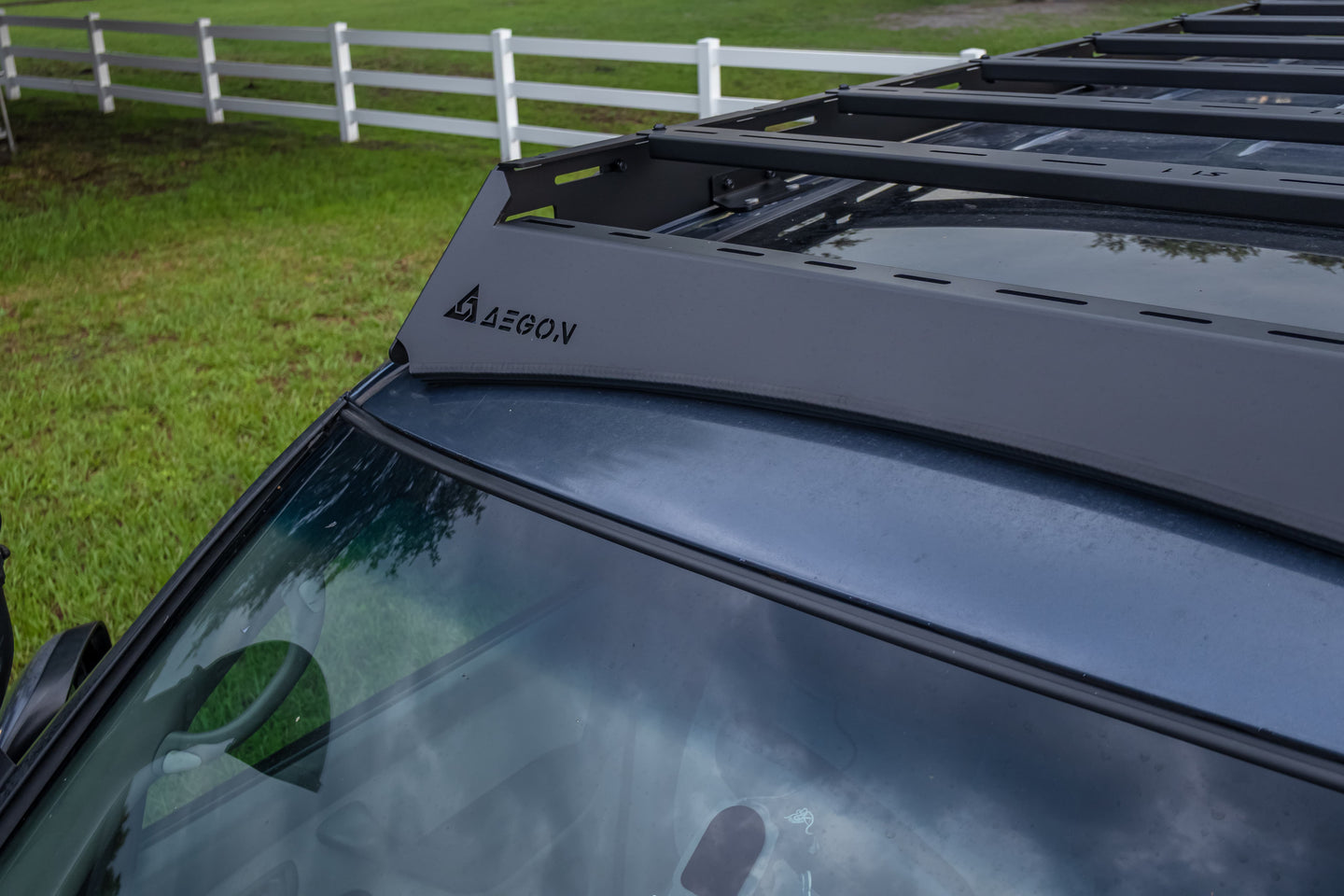 No-drill bolt-on steel roof rack for Toyota Sequoia 1st Gen, designed for easy installation and rugged trail performance.