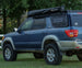 No-drill interior storage rack for Toyota Sequoia 1st Gen, precision-cut from aluminum for easy bolt-on installation.