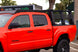 Heavy-duty Tacoma roof rack with 600 lbs dynamic load capacity, ideal for mounting rooftop tents and overland camping gear.