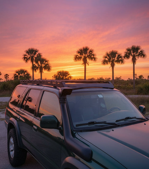 AEGON full-length aluminum roof rack for Toyota 4Runner 3rd Gen 1995-2002 with 900 lbs static load.
