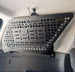 Toyota 4Runner interior Molle storage panels made of lightweight aluminum for trunk cargo organization.