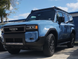 Full-length aluminum roof rack for the new Toyota Land Cruiser 250 Series (2024-2025) with black powder coat finish