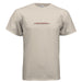 Back view of the heavyweight Ultra Cotton overland t-shirt from Aegon Ironwork. - SAND - FRONT
